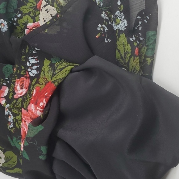 NEW Loft Floral Tie Waist Dress Size Medium M - Picture 9 of 12